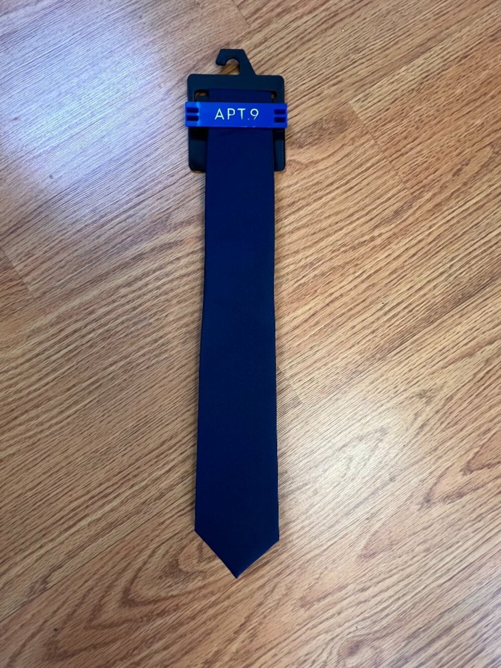 Apt. 9 Men’s Navy Blue Solid Neck Tie Classic Dress Business Formal Necktie